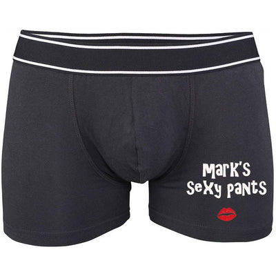 Personalised boxer BRIEFS Anniversary boyfriend FUNNY SEXY HUSBAND GROOM  GIFT