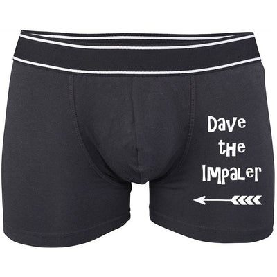 Funny Personalized Boxer Shorts, The Impaler